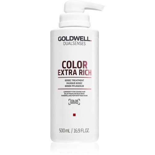 Goldwell dualsenses color extra rich 60 sec treatment obnavljajoča maska za barvane lase 500 ml Cene