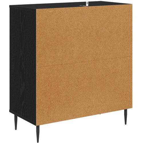  Kreveta ELBURG Crni hrast 69 x 33 x 76 cm Konstruirano drvo Slike
