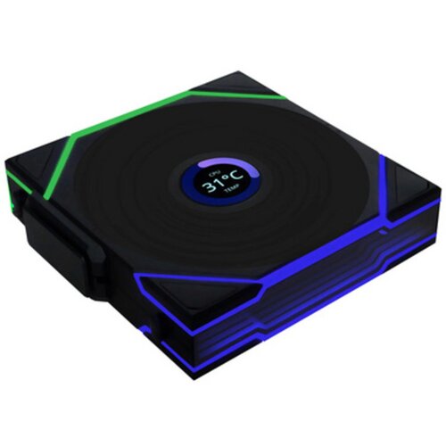 Lian Li ventilator za ohišje UNI FAN TL Wireless LCD 120 ARGB PWM 120mm, črn Cene