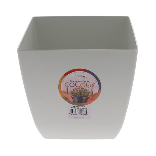 Tera Saksija Santiago 20 Snow fi 20cm Bijela Slike