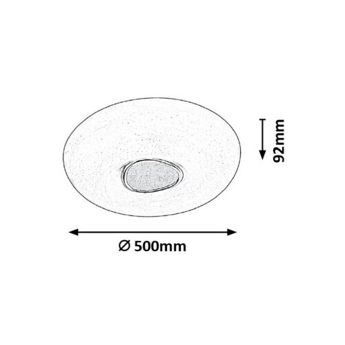 Rabalux tayla plafonjera led 60W 3000K-6500K Cene
