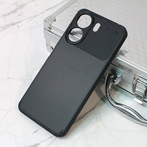  maska za mobilni telefon xiaomi redmi 13C defender carbon, crna Cene