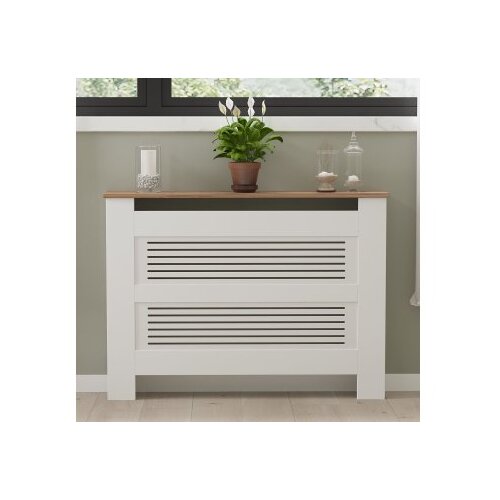 Hanah home Termora - Atlantic Pine, White Atlantic PineWhite Radiator Cabinet Cene