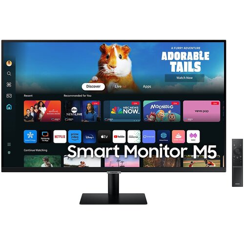 Samsung monitor 27" Smart M5 LS27DM500EUXDU, VA Full HD, 60Hz, 4ms, 2x HDMI, 2x USB, WiFi, Bluetooth Cene