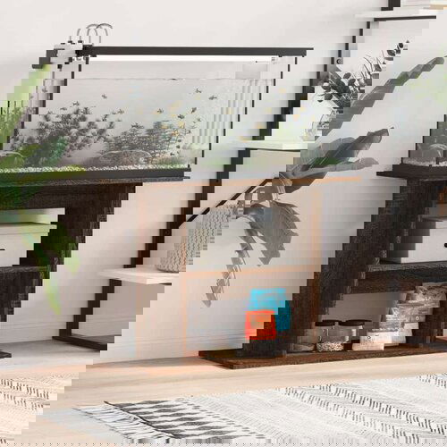  Za akvarij boja hrasta 80x35x60 cm od konstruiranog drva Slike