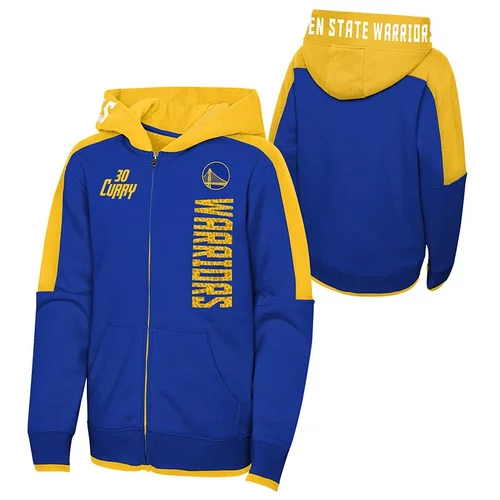 Drugo Stephen Curry 30 Golden State Warriors Post Up zip majica sa kapuljačom