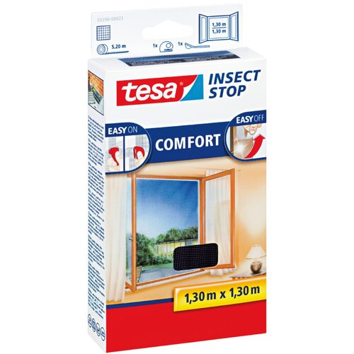 Tesa mreža proti mrčesu comfort (za okna, 1,3 x 1,3 m, antracit) Cene