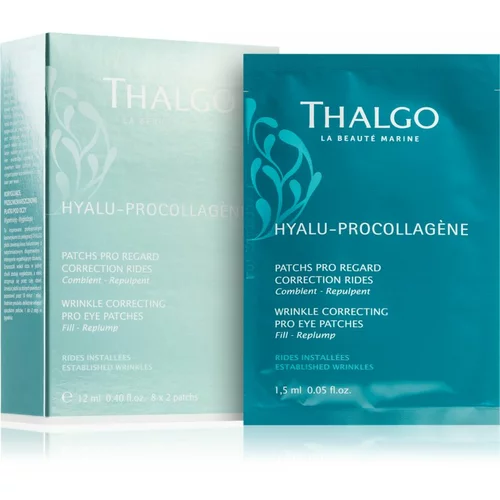Thalgo hyalu-procollagéne wrinkle correcting pro eye patches trakovi za oči proti gubam 8 ks za ženske