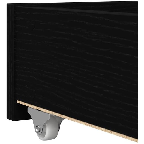 Krevet na dan Crni hrast 90 x 190 cm Konstruirano drvo Slike
