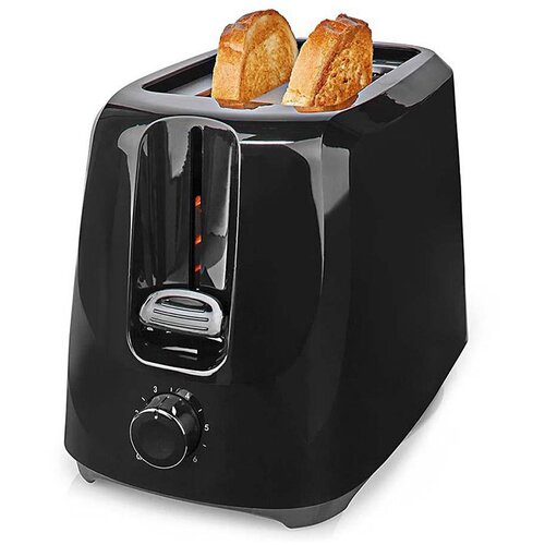 Nedis Toaster z 2 režama in 6 stopnjami pečenja 700W, Črna, (5000277367) Cene
