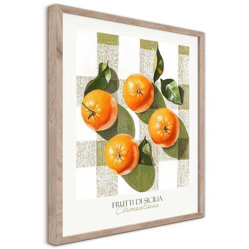 Styler Tiskana slika s okvirom 40x50 cm Mandarines &amp;ndash; Slike