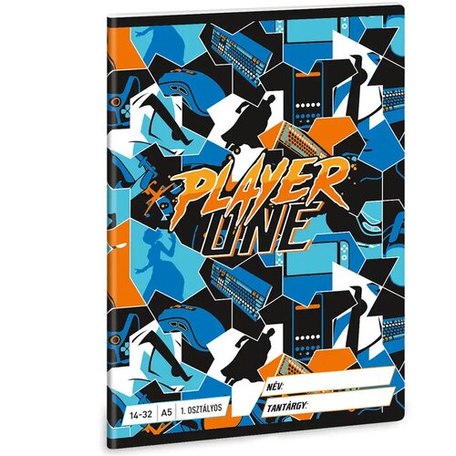 Ars Una Player One zvezek s črtami za 1. razred A/5 Cene