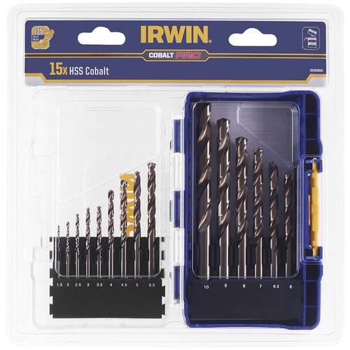 Shumee SVEDRI ZA KOVINO SET (15 kos) 1,5-10mm COBALT HSS-E IRWIN, (21253117) Cene