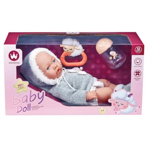 CUTE&COOL- Cute&Cool lutka beba sa zvečkom i flašicom 30cm Cene