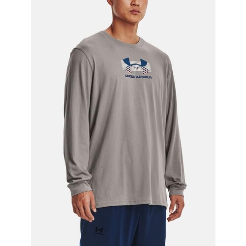 Under Armour T-shirt UA GRID GEOMETRIC LOGO LS-GRY - Men Slike