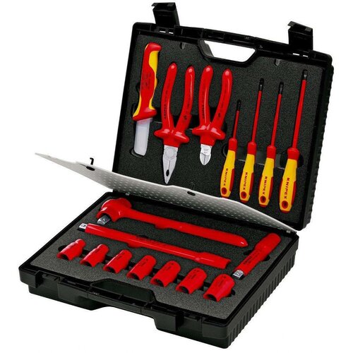 Knipex 17-delni set izolovanog alata u koferu (98 99 11) Cene