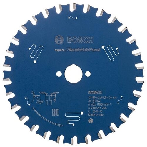Bosch professional list za krožno žago expert for sandwich panel 160x20x2mm, 30 zob 2608644365 Cene