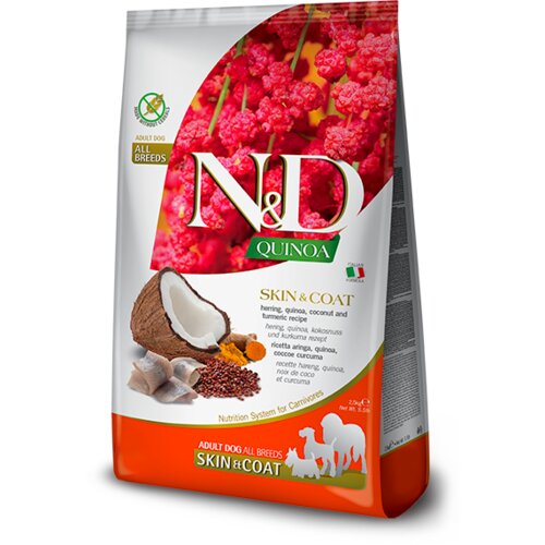 N&amp;amp;d Suva hrana za pse sa ukusom haringe, kinoe, kokosa i kurkume 7kg Slike