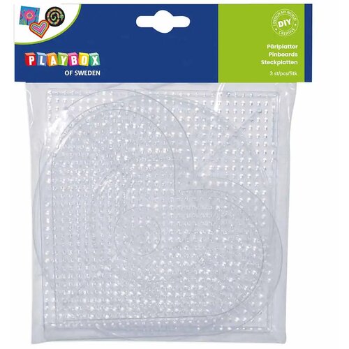 Playbox 5mm MIDI likalne perle osnovne plošče, paket 3 kosov Cene