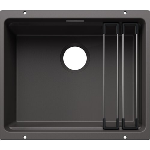 Blanco sudoper ETAGON 500-U SILGRANIT pribor inox nosači, bez InFino pribora - KAMENO SIVA Cijene
