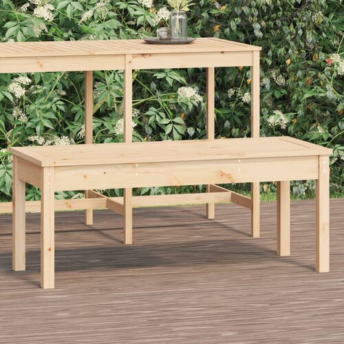 vidaXL Vrtna klop 109x44x45 cm trdna borovina Cene