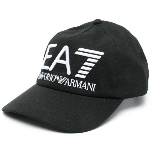 Ea7 Emporio Armani Kape s &amp;scaron;iltom - Črna Slike