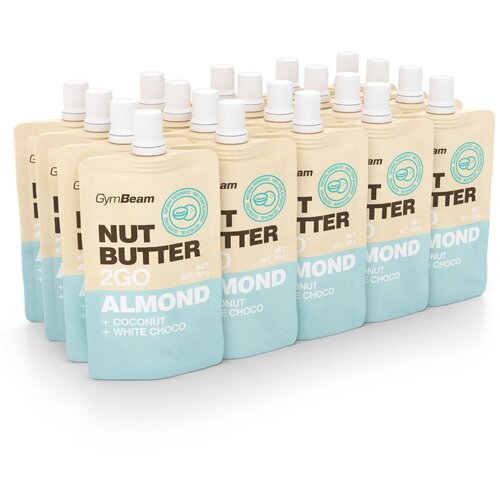 GymBeam Nut Butter 2GO - Puter od badema sa kokosom i belom čokoladom Cene