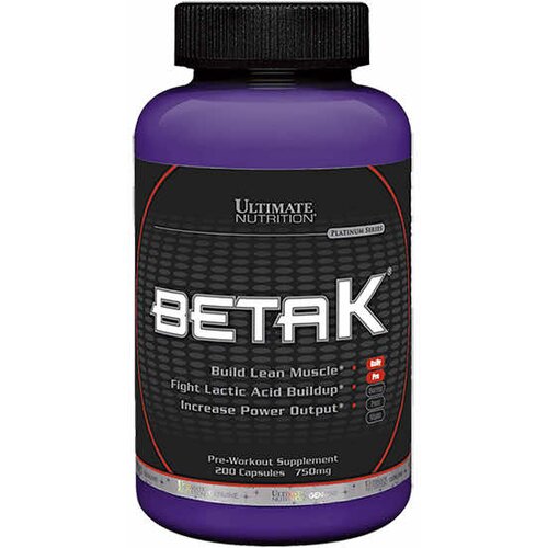Ultimate Nutrition BetaK, 200 kapsula Slike