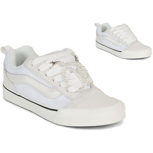 Vans Nizke superge Knu Skool Bela Slike