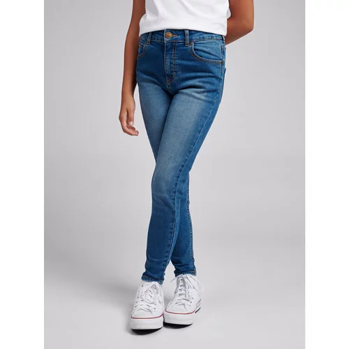 Lee Jeans hlače Scarlett High Waist LEG5005 Modra