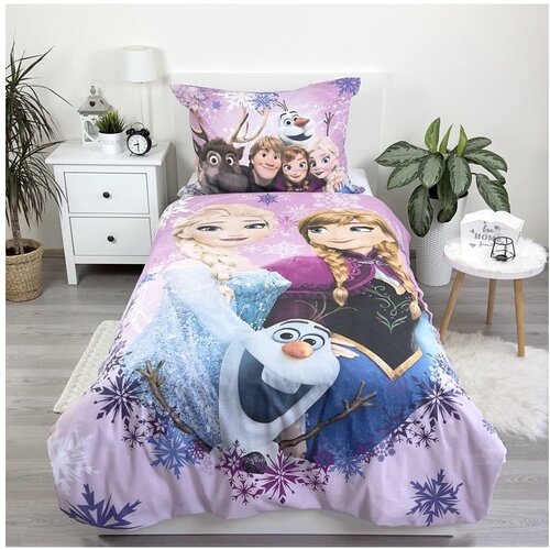 Jerry Fabrics Enojna bombažna otro&amp;scaron;ka posteljnina 140x200 cm Frozen &amp;ndash; Slike
