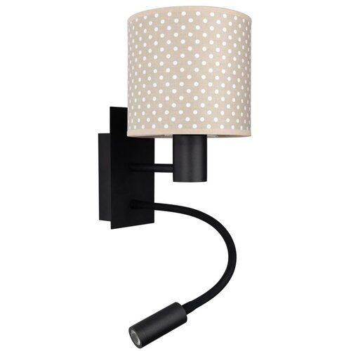 Brilagi LED fleksibilna lampa BOBO 1xE27/25W/230V + LED/3W crna/bež/tačkice Cene