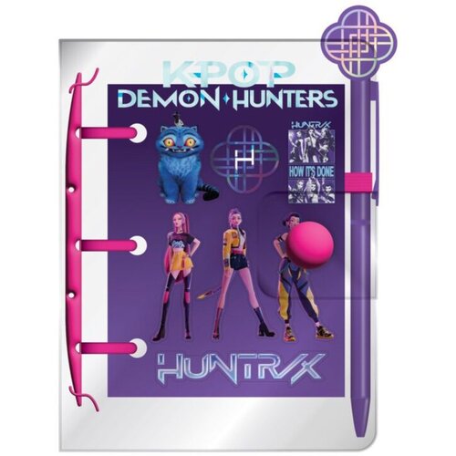 KPop Demon Hunters Set &scaron;kolskog pribora - bilježnica A6, kemijska i naljepnice Cijene