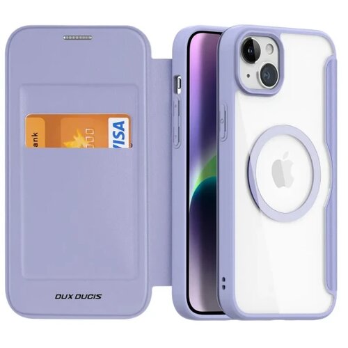 Dux ducis Skin X Pro - Folio Case compatible with MagSafe for Apple iPhone 15 purple Cijene