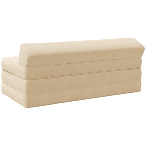 SOFA na razvlačenje Krem 120 x 60 x 49 cm Tkanina Slike