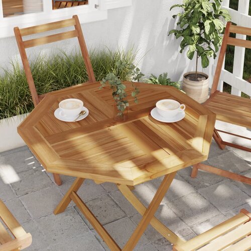 vidaXL Mizna plošča 80x80x2,5 cm osmerokotna trdna tikovina Cene