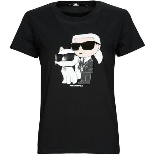 Karl Lagerfeld IKONIK 2.0 T-SHIRT Crna Slike