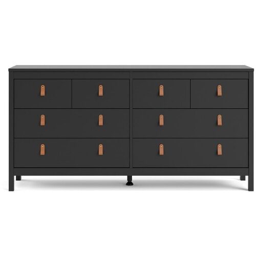 Tvilum crna komoda Madrid, 159 x 79,7 cm Slike
