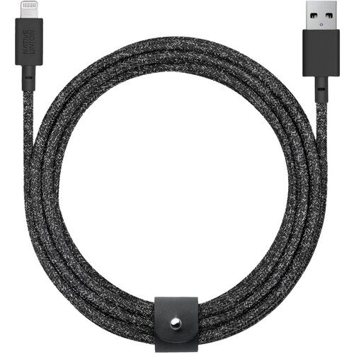 NATIVE UNION Belt Cable USB-A to Lightning 3m Black Slike