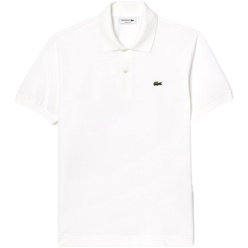 Lacoste Polo majice kratki rokavi - Bela Slike
