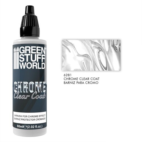 Green Stuff World Chrome Clear Coat 60ml | Za&amp;scaron;titni lak za hrom boje Slike