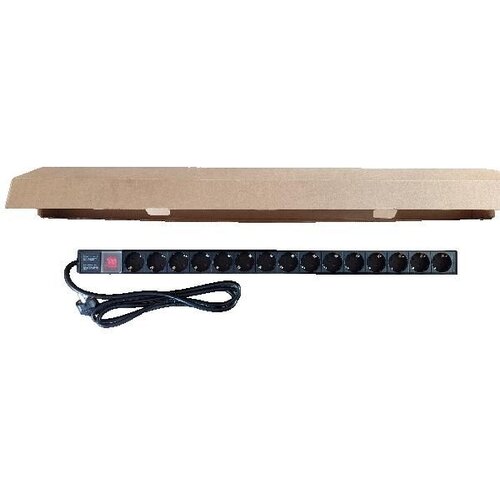 Exeshop Razvodni PDU panel za rack 19 in/ sa 15 utičnih mesta/ kabl 2m (aluminijum) Cene