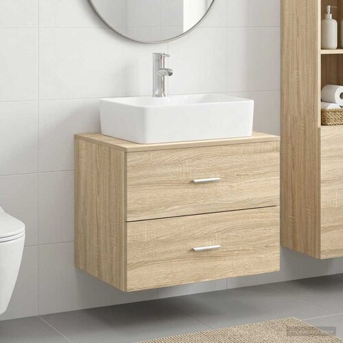  Set namje&amp;scaron;taja za kupaonicu Hrast sonoma Konstruirano drvo Smeđa 62.5 x 44.5 x 50 cm Slike