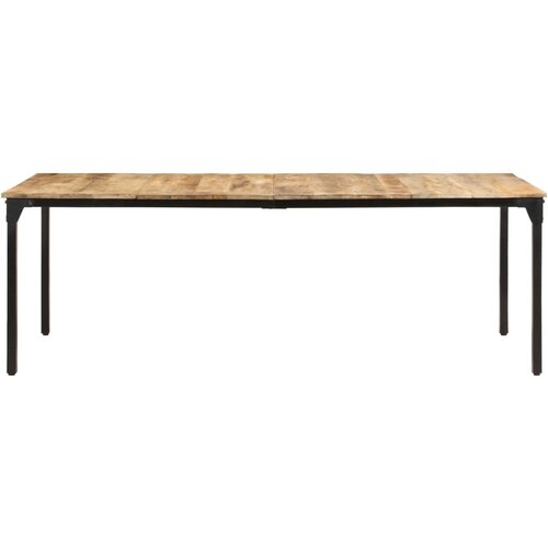 Blagovaonski stol 220 x 100 x 76 cm od grubog drva manga Slike