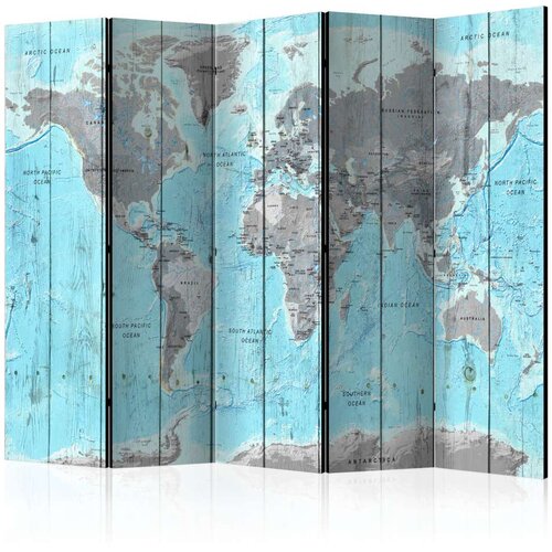  Paravan u 5 dijelova - Wooden Travels [Room Dividers] 225x172 Cijene
