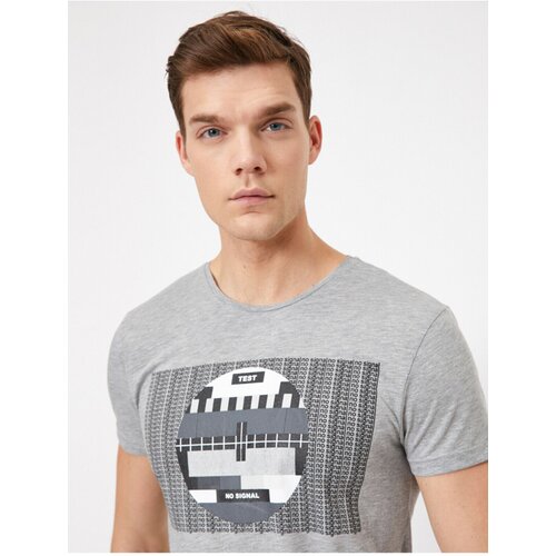 Koton T-Shirt - Gray - Regular fit Slike