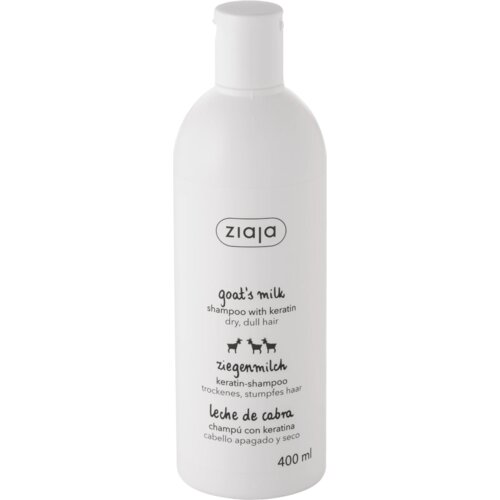 Ziaja Goat's Milk šampon za okrepitev las za suhe in poškodovane lase 400 ml Cene