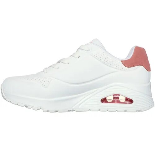 Skechers Nizke superge UNO-POP BACK 177092-WCRL Bela Slike