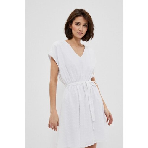 Moodo Plumeti fabric dress Slike
