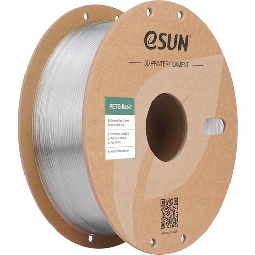 eSUN PETG Basic Clear - 1,75 mm / 1000 g Cene